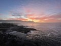 Hermanus Sunrise Coastline Western Cape South Africa Royalty Free Stock Photo