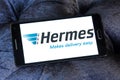 Hermes parcel delivery company logo