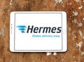 Hermes parcel delivery company logo