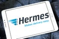 Hermes parcel delivery company logo