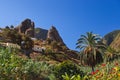 Hermigua valley in La Gomera island - Canary Royalty Free Stock Photo