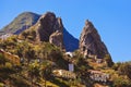 Hermigua valley in La Gomera island - Canary Royalty Free Stock Photo