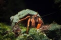 Hermit crab (Pagurus prideaux).