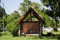 Hermit statue at Wat Kiean Bang Kaew in Phatthalung, Thailand