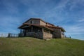 Hermitage in Kolitza mount in Balmaseda Royalty Free Stock Photo