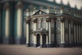 The Hermitage Museum in St. Petersburg, Russia: A Miniature Masterpiece for Postcards and Scrapbooking. Royalty Free Stock Photo