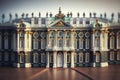 The Hermitage Museum in St. Petersburg, Russia: A Miniature Masterpiece for Your Travel Scrapbook. Royalty Free Stock Photo