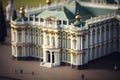 The Hermitage Museum in St. Petersburg, Russia: A Miniature World of Art. Royalty Free Stock Photo