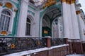 Hermitage Museum or Winter palace in Saint-Petersburg Royalty Free Stock Photo