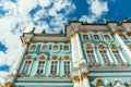 Hermitage Museum or Winter palace in Saint-Petersburg, Russia Royalty Free Stock Photo