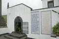 Hermitage of Our Lady of Peace on top of the city of Vila Franca do Campo, Sao Miguel, Azores, Portugal, Europe