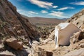 Hermitage of Our Lady of the Pena, Barranco de las Penitas canyon, Vega de Rio Palmas, Fuerteventura, Canary Islands, Spain