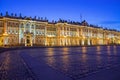 Hermitage on Palace Square, St. Petersburg Royalty Free Stock Photo