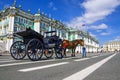 Hermitage on Palace Square, St. Petersburg, Russia Royalty Free Stock Photo