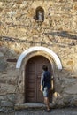 Hermitage of San Antonio in Val de San Lorenzo of the year 1719. Leon, Spain Royalty Free Stock Photo