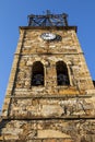 Hermitage of San Antonio in Val de San Lorenzo of the year 1719. Clock tower. Leon, Spain Royalty Free Stock Photo