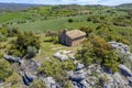 Hermitage of San Martin, also called San Gregorio that is located crowning a small hill to the east of Aler Royalty Free Stock Photo