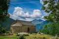 Hermitage of Sant Quirc de Taull, Catalonia, Spain. Romanesque style Royalty Free Stock Photo