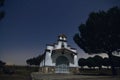 Hermitage under the night sky Royalty Free Stock Photo