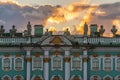 The Hermitage at White Nights - Saint Petersburg, Russia Royalty Free Stock Photo