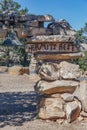 Hermits Rest, at the western end of Hermit Road and the Rim Trail, on the south rim of the Grand Canyon Royalty Free Stock Photo