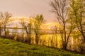 Hernando de Soto Bridge - Memphis Tennessee at night Royalty Free Stock Photo