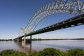 Hernando de Soto Bridge Spanning Mississippi River Arkansas Tennessee Royalty Free Stock Photo