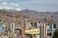 Hernando Siles stadium view from Mirador Killi Killi. La Paz. Bolivia