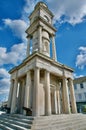 Angle of the clock tower