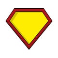 hero shield isolated icon