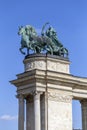 Hero Square in Budapest, Hungary Royalty Free Stock Photo