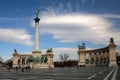 Heroes square in Budapest