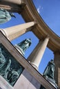 Heroes square, Budapest, Hungary Royalty Free Stock Photo
