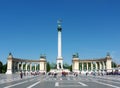 Heroes' Square, Budapest, Hungary Royalty Free Stock Photo