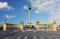 Heroes Square in Budapest, Hungary Royalty Free Stock Photo