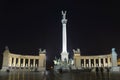 Heroes square, Budapest, Hungary Royalty Free Stock Photo
