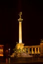 Heroes Square, Budapest Night
