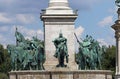 Heroes' square monument Budapest Royalty Free Stock Photo