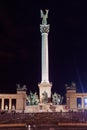 Heroes Square monument in Budapest Hungary Royalty Free Stock Photo