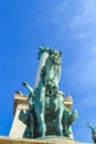Millennium Monument Heroes square Budapest city Hungary