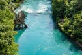 Heroic destroyed bridge in Jablanica above Neretva river in Bosnia and Herzegovina