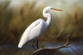 Heron bird nature. Generate Ai