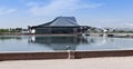 A Heron and the Tempe Center for the Arts Royalty Free Stock Photo