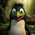 Meet Heron: The Quirky Penguin Character With A Vibrant Green Color