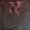 Herons - An hand drawn illustration (post processing)