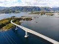 Heroybrua bridge in Norway