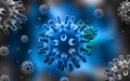 Herpes Simplex Virus Royalty Free Stock Photo