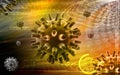 Herpes Simplex Virus Royalty Free Stock Photo