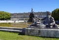 Herrenchiemsee Palace, fountains and parks built by King Ludwig II of Bavaria on island Herreninsel (Germany)