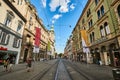 Herrengasse street full of people in City Graz Steiermark